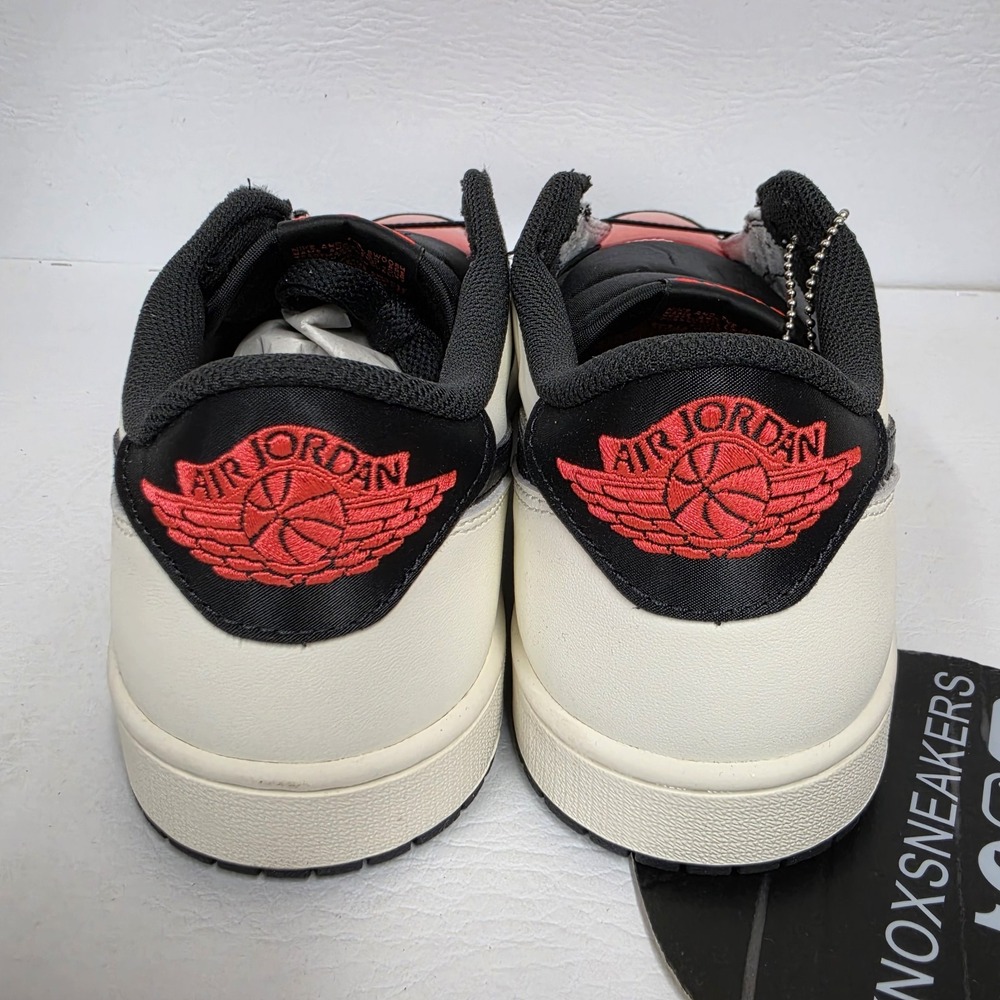 Nike x Paris Saint-Germain Air Jordan 1 Low OG AJ1 Sail HF8828-100 Men's Size 12 - Picture 3 of 8